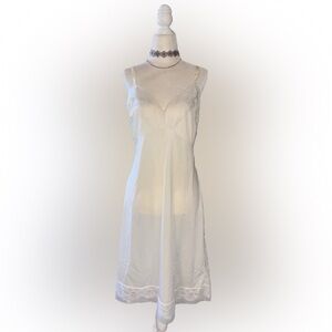 Vintage White Lace Slip